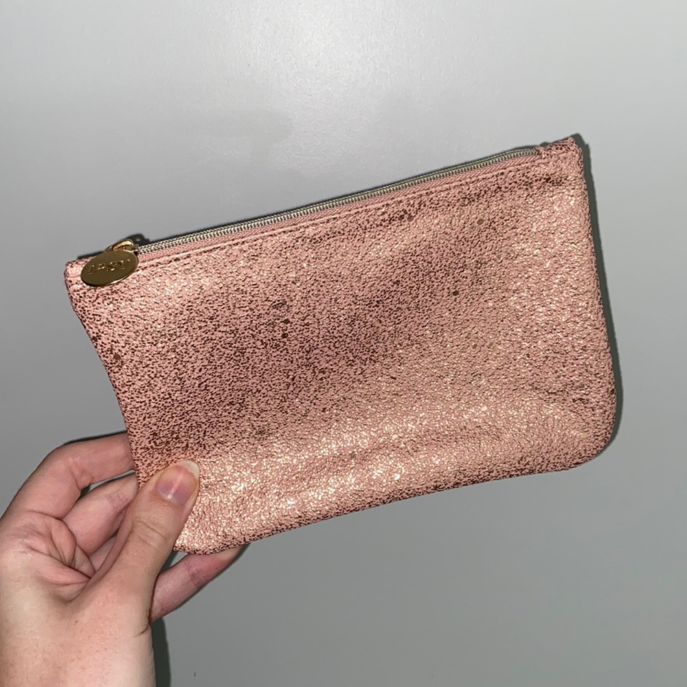 Ipsy Pink Sequin Bag